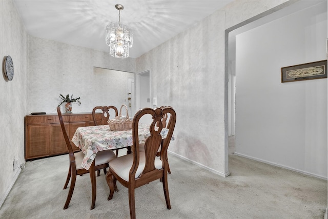 517 Riverdale Ave Unit 4A, Yonkers, NY 10705 - dining room with light colored carpet and a chandelier