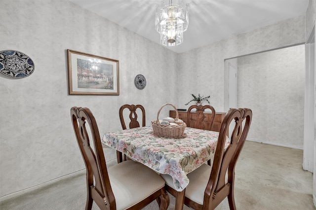 517 Riverdale Ave Unit 4A, Yonkers, NY 10705 - carpeted dining space featuring a chandelier