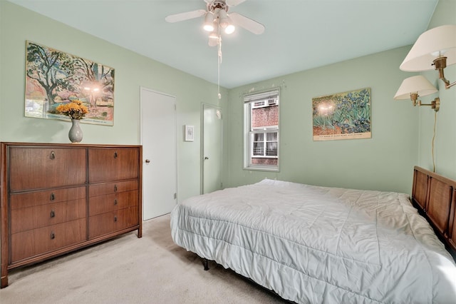 517 Riverdale Ave Unit 4A, Yonkers, NY 10705 - carpeted bedroom featuring a ceiling fan