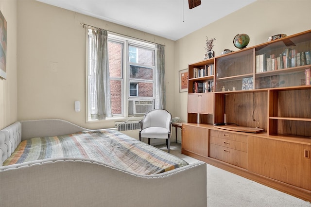 517 Riverdale Ave Unit 4A, Yonkers, NY 10705 - carpeted bedroom featuring radiator and cooling unit
