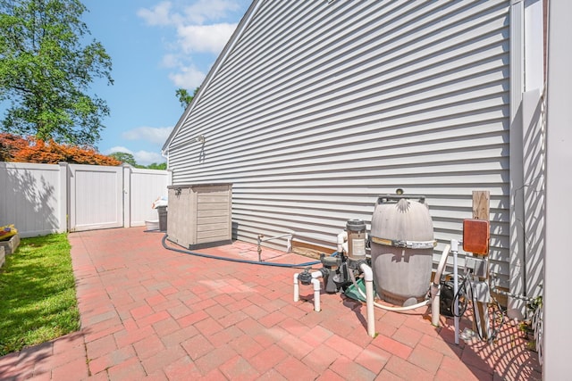 239 Walnut Rd, Glen Cove, NY 11542 - view of patio / terrace with a gate