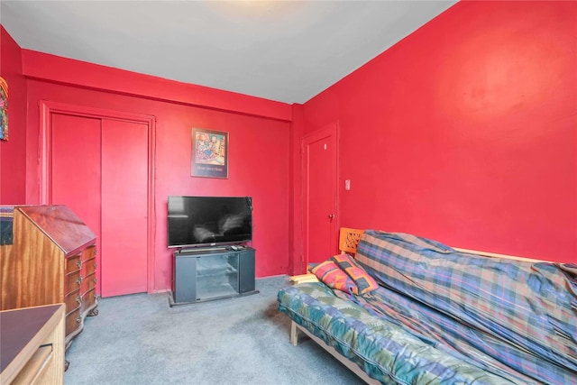 26-20 141st St Unit 2G, Flushing, NY 11354 - living area featuring carpet flooring