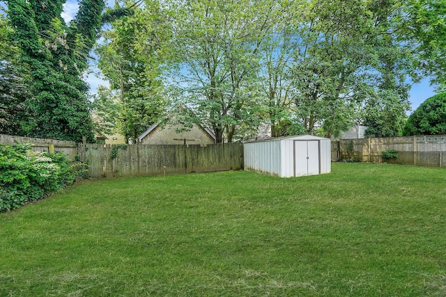 662 Rose Blvd, Baldwin, NY 11510 - fenced backyard featuring a shed