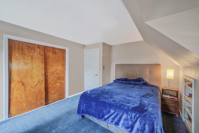 662 Rose Blvd, Baldwin, NY 11510 - carpeted bedroom with vaulted ceiling