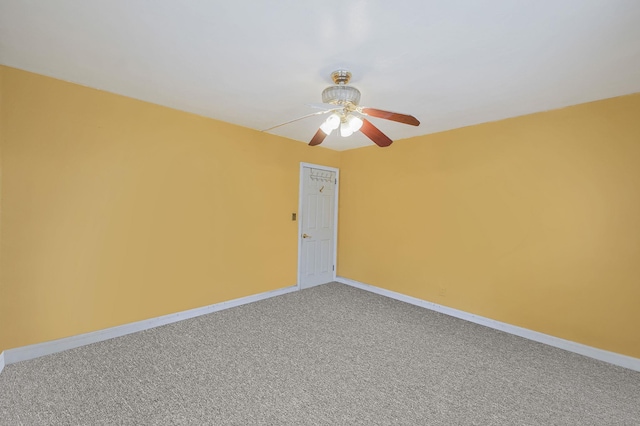 662 Rose Blvd, Baldwin, NY 11510 - empty room with ceiling fan and light colored carpet