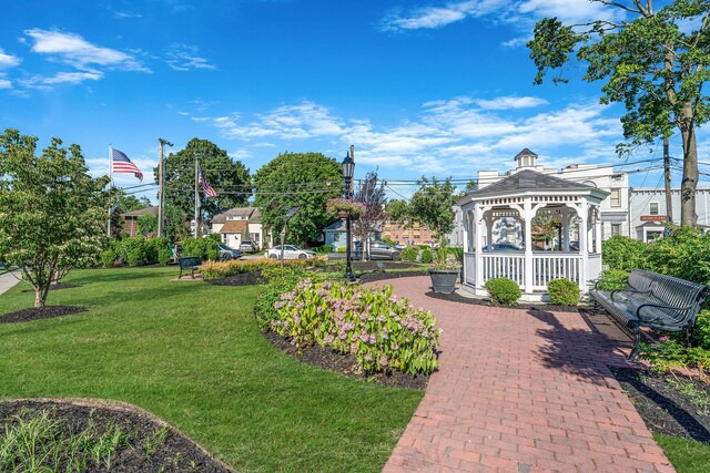 114 Jervis Ave Unit 114, Farmingdale, NY 11735 - view of property's community with a gazebo and a yard