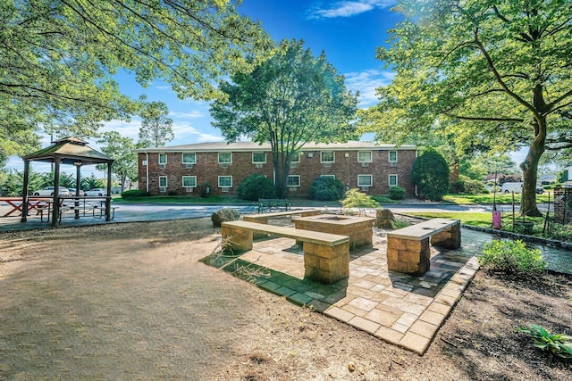 114 Jervis Ave Unit 114, Farmingdale, NY 11735 - view of home's community with a gazebo