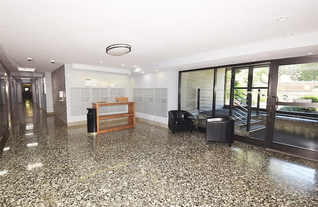 18-70 211th St Unit 5K, Bayside, NY 11360 - building lobby with recessed lighting and a security system
