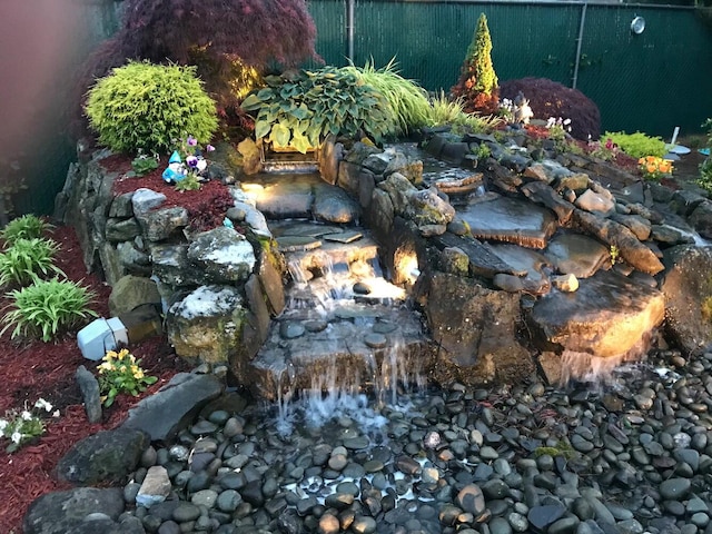 18 Loring Rd, Levittown, NY 11756 - exterior view of a garden pond