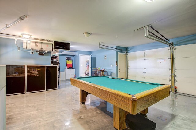 615 Pearl St, Oceanside, NY 11572 - playroom featuring a garage and billiards table
