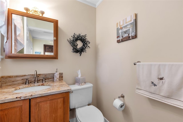 182 Fairway Dr, Carmel, NY 10512 - bathroom with vanity and crown molding