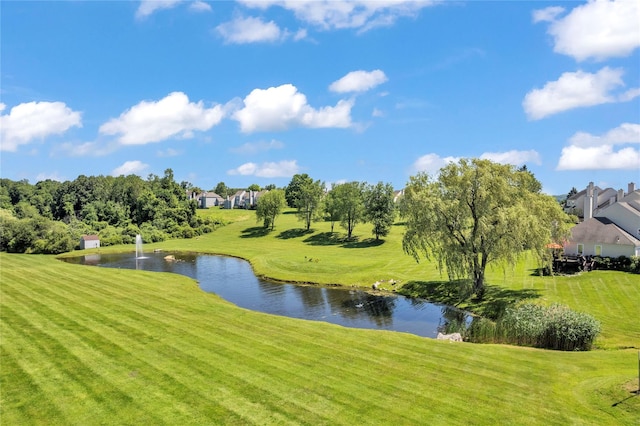 182 Fairway Dr, Carmel, NY 10512 - view of community featuring a water view and a lawn