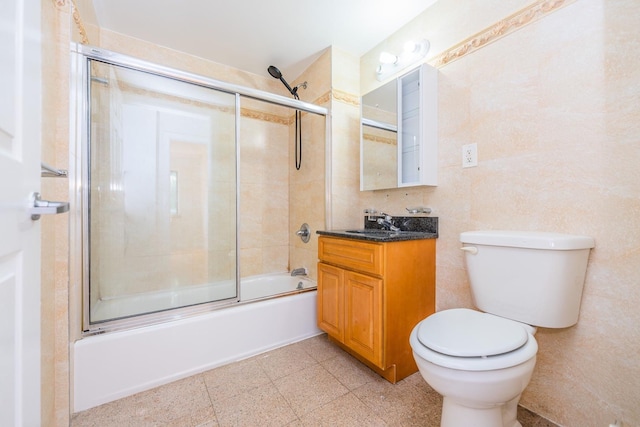 112-26 38th Ave Unit 4A, Corona, NY 11368 - bathroom with vanity and combined bath / shower with glass door