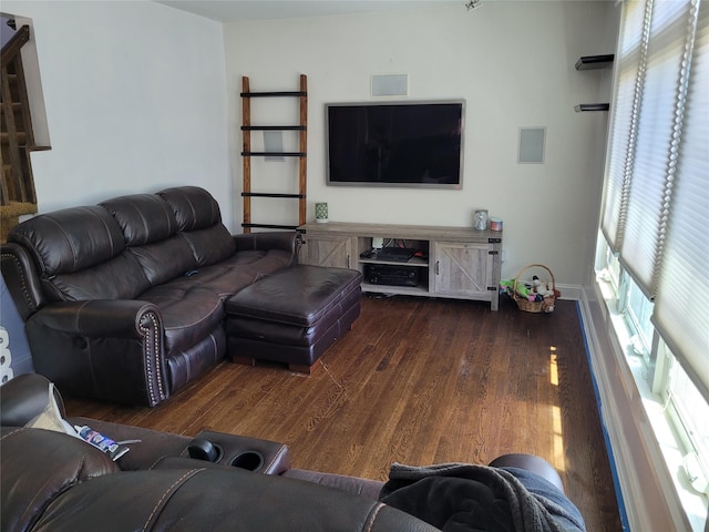 422 Saint Agnes Pl, Franklin Square, NY 11010 - living area with wood finished floors and plenty of natural light