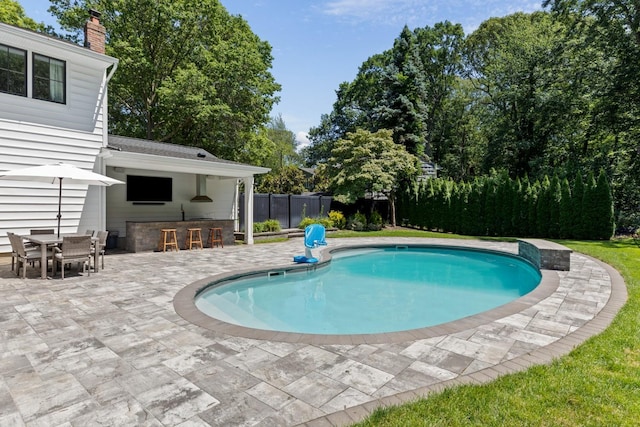 9 Guthrie Ct, East Northport, NY 11731 - view of swimming pool featuring a patio area