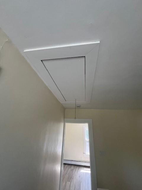 39 Winslow Pl, Liberty, NY 12754 - detailed view of baseboard heating and wood finished floors
