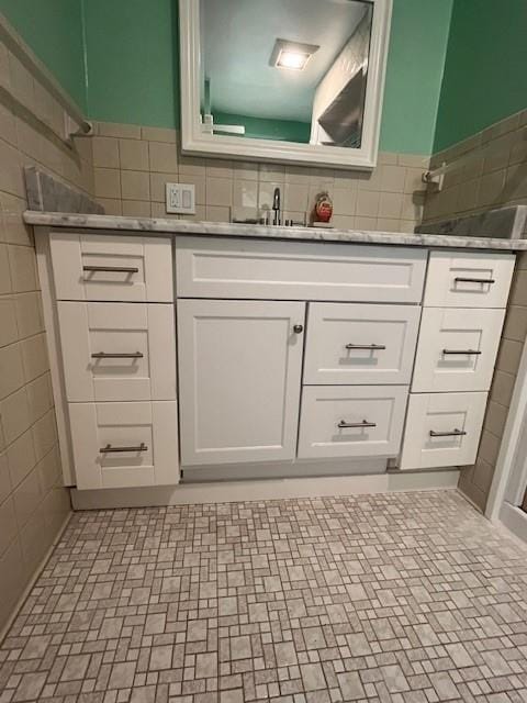 39 Winslow Pl, Liberty, NY 12754 - bathroom with vanity and a shower