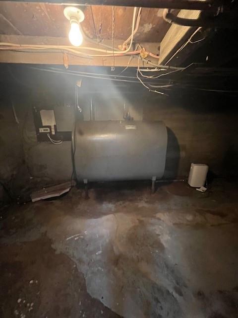 39 Winslow Pl, Liberty, NY 12754 - basement with oil tank