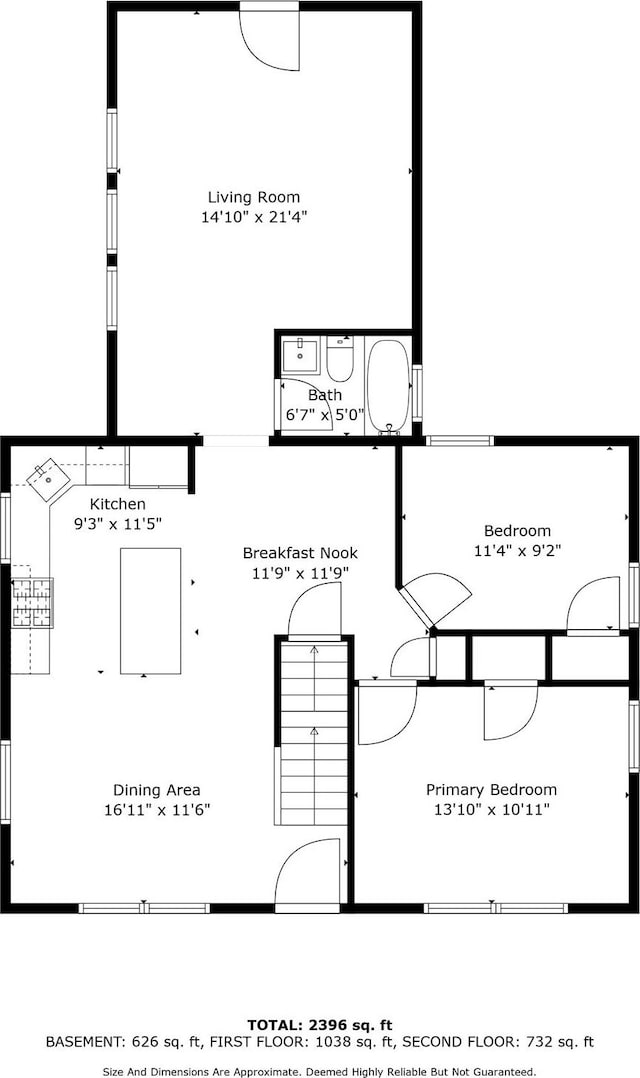 10 Branch Pl, Roosevelt, NY 11575 - view of home floor plan