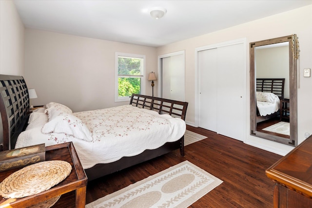 542 Peekskill Hollow Rd, Putnam Valley, NY 10579 - bedroom with wood finished floors and two closets