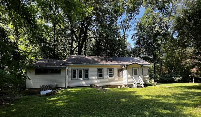 2 Briar Ln, Crompond, NY 10517 - back of property featuring entry steps and a yard