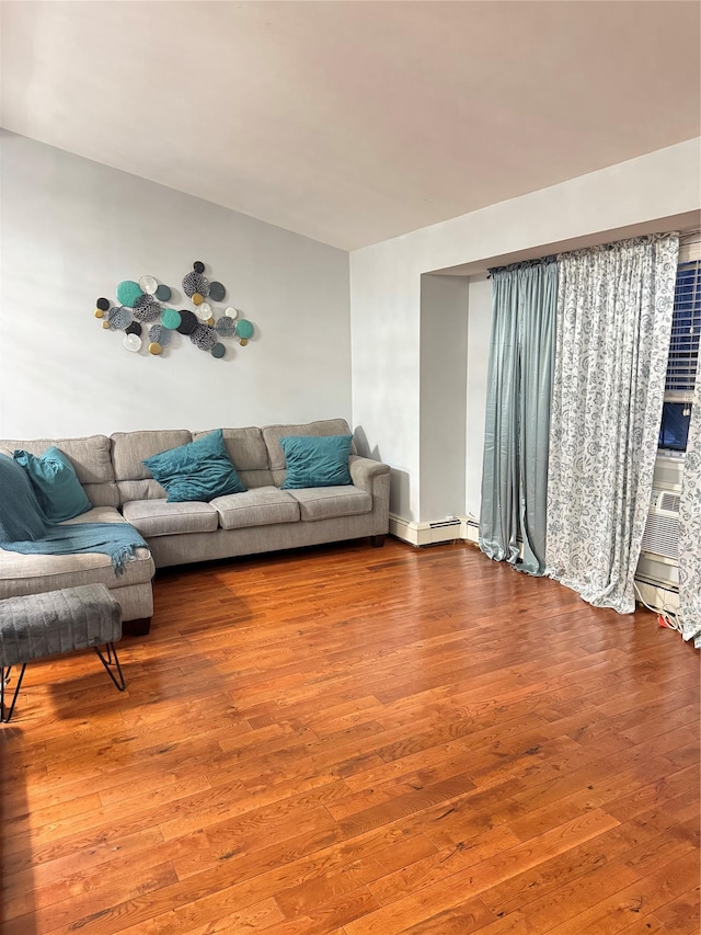 411 121st St Unit 12A, College Point, NY 11356 - living area featuring wood finished floors