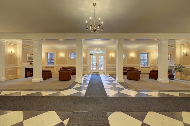 117-01 Park Ln S Unit C5D, Kew Gardens, NY 11415 - common area featuring a decorative wall and crown molding