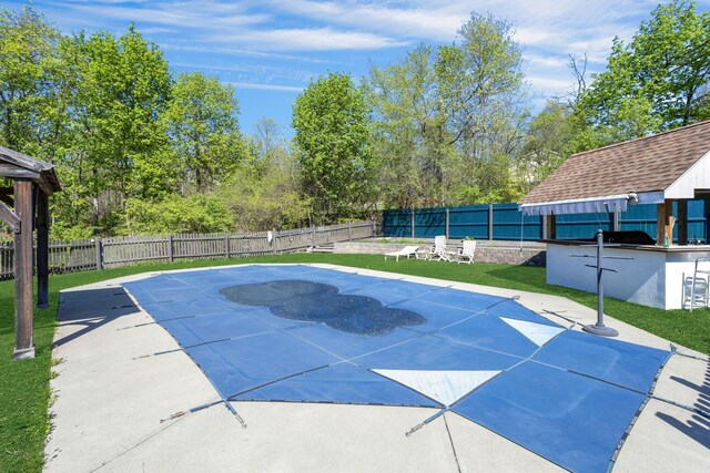 354 Sunset Hill Rd E, Fishkill, NY 12524 - view of pool with a fenced backyard and a patio