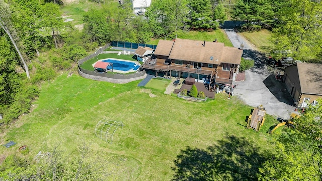 354 Sunset Hill Rd E, Fishkill, NY 12524 - aerial view of property and surrounding area with a pool