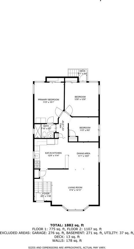 46 Pine St, Oceanside, NY 11572 - view of property floor plan