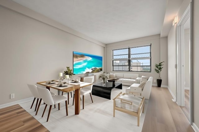 99-72 66th Rd Unit 9B, Rego Park, NY 11374 - living room with light wood-style flooring and baseboards