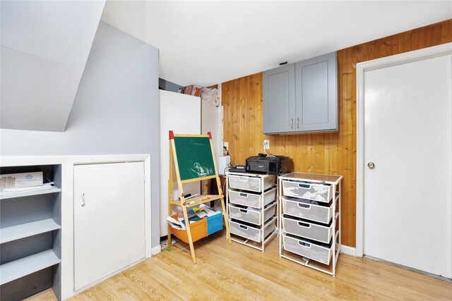 26 Shenandoah Blvd, Port Jefferson Station, NY 11776 - office space with light wood-style floors and wooden walls