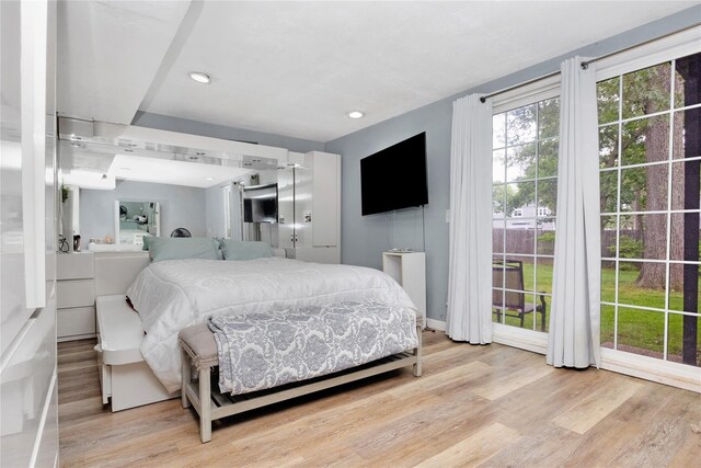 26 Shenandoah Blvd, Port Jefferson Station, NY 11776 - bedroom featuring light wood-style flooring and recessed lighting