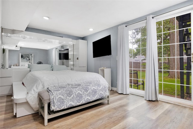 26 Shenandoah Blvd, Port Jefferson Station, NY 11776 - bedroom with light wood-type flooring and recessed lighting