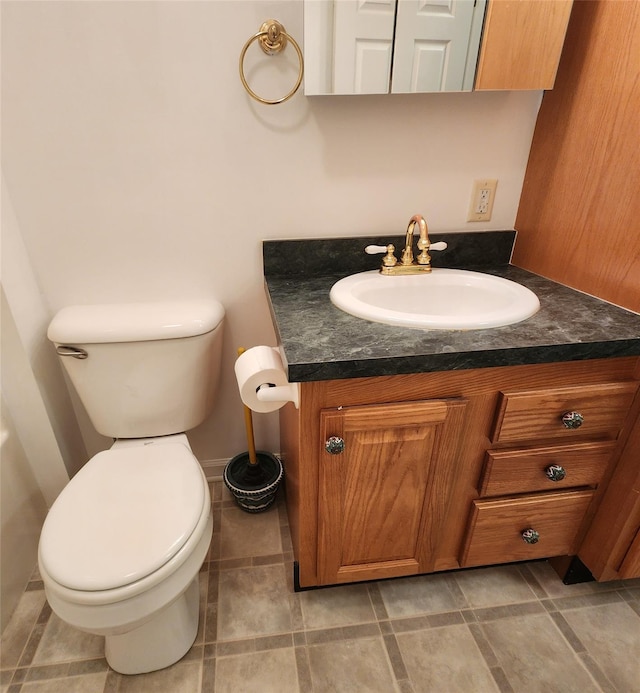 7219 State Rte 42, Grahamsville, NY 12740 - half bathroom featuring vanity and toilet