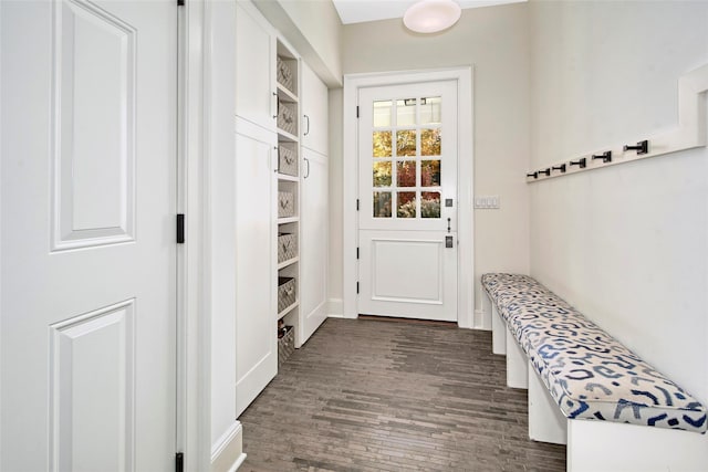 5 Sutton Farm Dr, Chappaqua, NY 10514 - mudroom with dark wood-style flooring