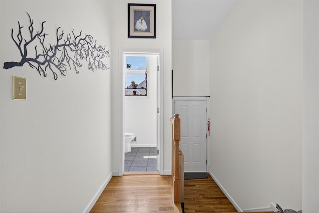 50 Corbin Hill Rd Unit 13, Fort Montgomery, NY 10922 - corridor featuring wood finished floors and baseboards