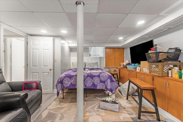 7 Wellesley Ave, Yonkers, NY 10705 - bedroom with a drop ceiling and recessed lighting