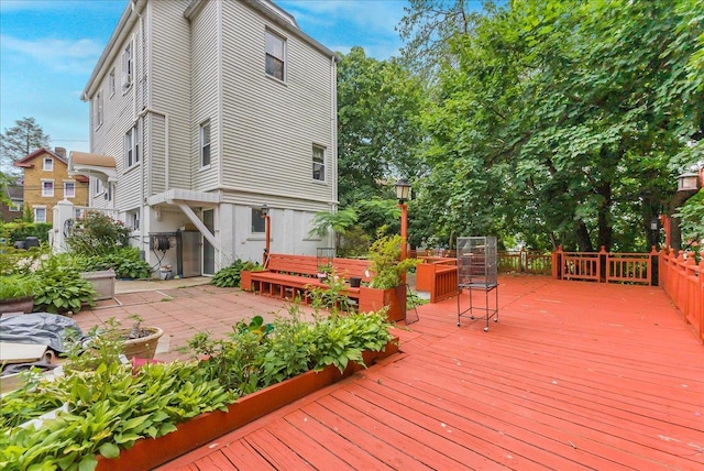 7 Wellesley Ave, Yonkers, NY 10705 - wooden terrace with a patio