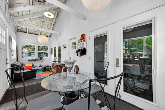 16 Broadway, Loch Sheldrake, NY 12759 - sunroom / solarium featuring french doors and healthy amount of natural light