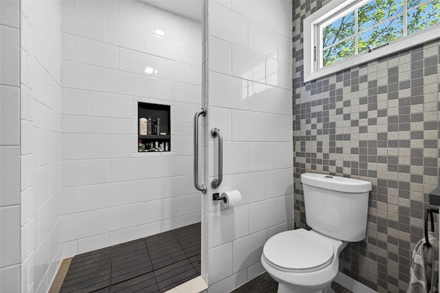 16 Broadway, Loch Sheldrake, NY 12759 - bathroom with tile walls and pet washing area