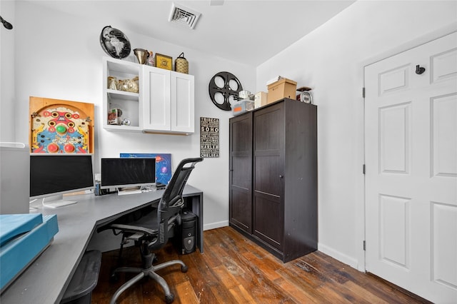 16 Broadway, Loch Sheldrake, NY 12759 - office featuring dark wood-type flooring and baseboards