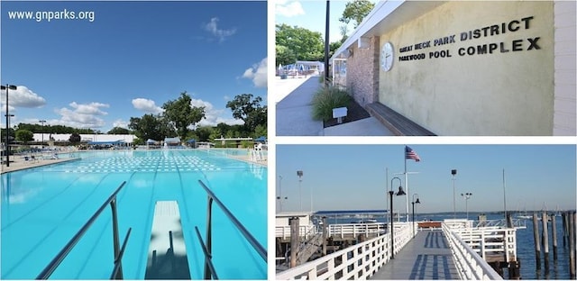 180 S Middle Neck Rd Unit 1-Q, Great Neck, NY 11021 - view of community pool