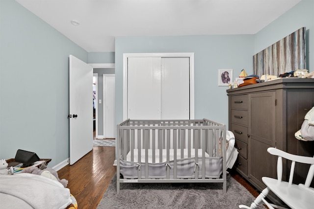 15 Cedar Ln, Cornwall, NY 12518 - bedroom with dark wood-style floors and a closet