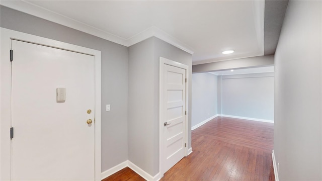 1133 Midland Ave Unit 3J, Bronxville, NY 10708 - hallway featuring wood finished floors and recessed lighting