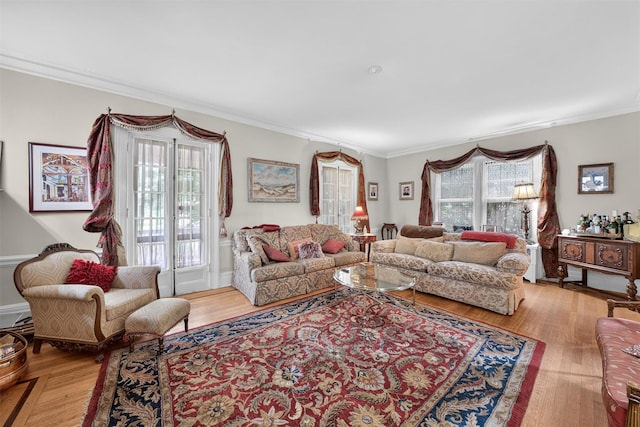 13 Garfield Pl, Poughkeepsie, NY 12601 - living room with crown molding and wood finished floors