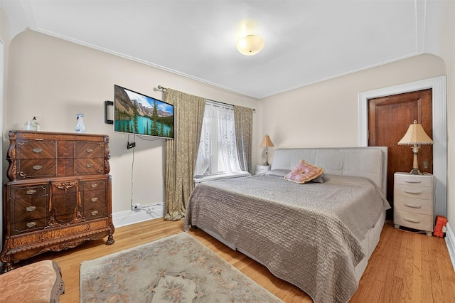 13 Garfield Pl, Poughkeepsie, NY 12601 - bedroom with wood finished floors and vaulted ceiling