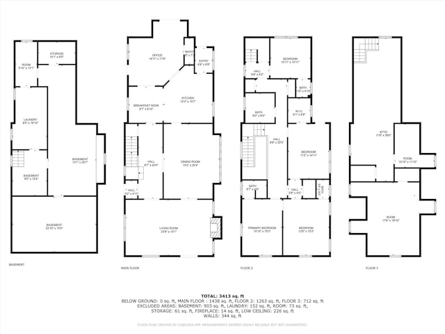 13 Garfield Pl, Poughkeepsie, NY 12601 - view of floor plan / room layout