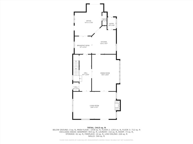 13 Garfield Pl, Poughkeepsie, NY 12601 - view of room layout