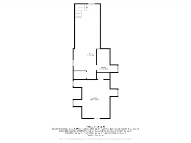 13 Garfield Pl, Poughkeepsie, NY 12601 - view of floor plan / room layout
